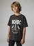ACDC short-sleeved rock t-shirt for boys anthracite 