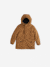 Boys' 3-in-1 parka with sherpa lining pecan nut 