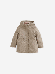 Girls-Girl's 3-in-1 parka and floral print windcheater