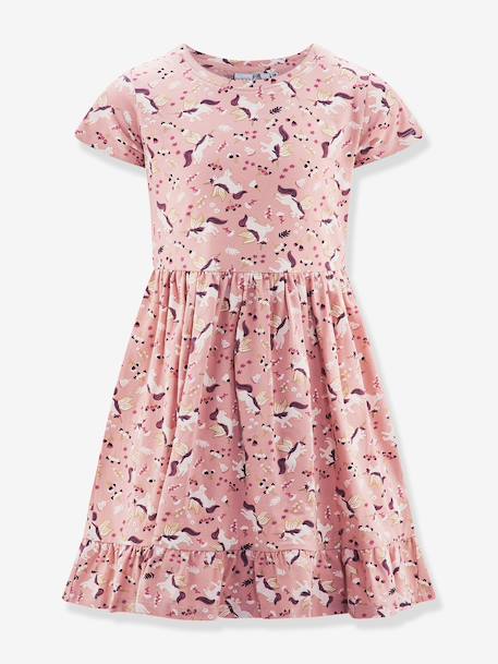 Ruffle dress with unicorns Happy Girls for girl rosy 