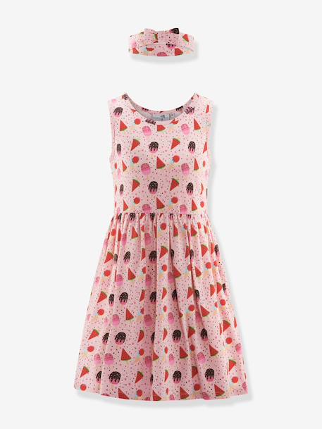 Dress and headband set, Happy Girls for girl rosy 