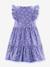 Dress with ruffle sleeves by Happy Girls for girl lilac 