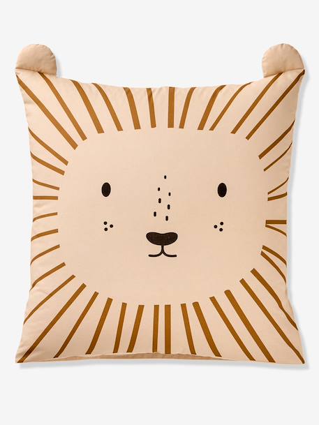 Children's bedding set with duvet cover and pillowcase, ANIMAL FRIENDS printed white 