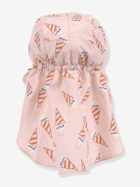 Anti-UV neck-protection cap LÄSSIG rose 