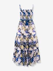 -Happy Girls tiered and smocked strappy dress for girl
