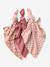 Pack of 3 cotton muslin squares for baby printed pink 