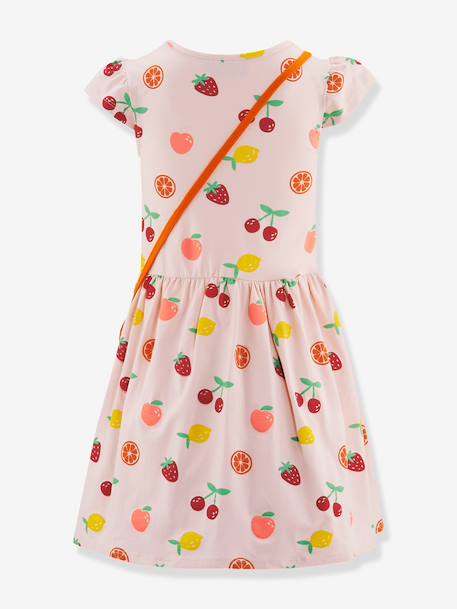 Dress with fruit pocket by Happy Girls for girl pastel pink 
