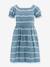 Smocked tie-dye dress Happy Girls for girl slate blue 
