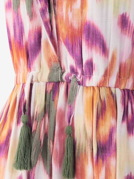 Happy Girls dress with tiered frills for girl multicoloured 