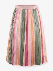 Long striped pleated skirt from Happy Girls for girl