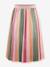 Long striped pleated skirt from Happy Girls for girl blue+multicoloured 
