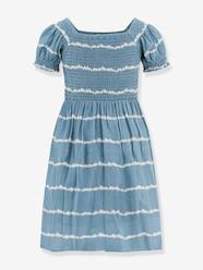 -Smocked tie-dye dress Happy Girls for girl
