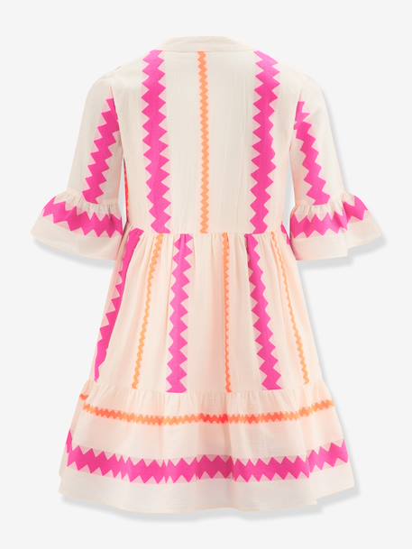 Dress with scalloped trim Happy Girls for girl multicoloured 