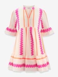 -Dress with scalloped trim Happy Girls for girl