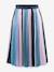 Long striped pleated skirt from Happy Girls for girl blue+multicoloured 