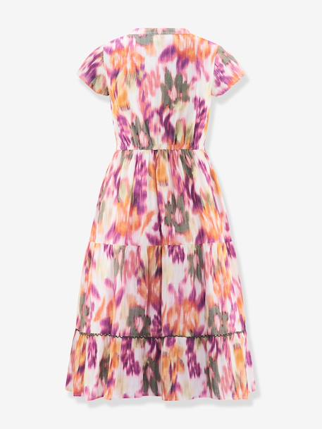 Happy Girls dress with tiered frills for girl multicoloured 