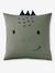 Duvet cover and pillowcase bedding set printed white 