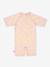 Short-sleeved patterned playsuit rose 