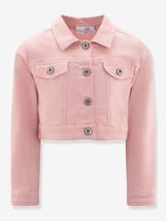 -Happy Girls short denim jacket for girl