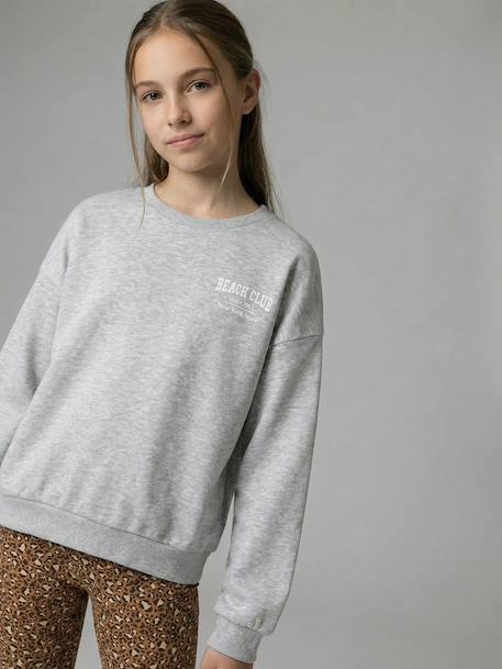 Jonen girl's essential sweatshirt marl grey 