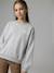 Jonen girl's essential sweatshirt marl grey 