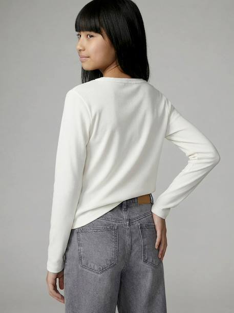 Long-sleeved T-shirt ecru 