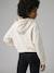 Girl's hooded sweatshirt for sport vanilla 