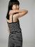 Fancy Knit Strappy Top for Girls, JONEN black+striped black 