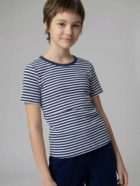 Pack of 3 ribbed T-shirts ecru 