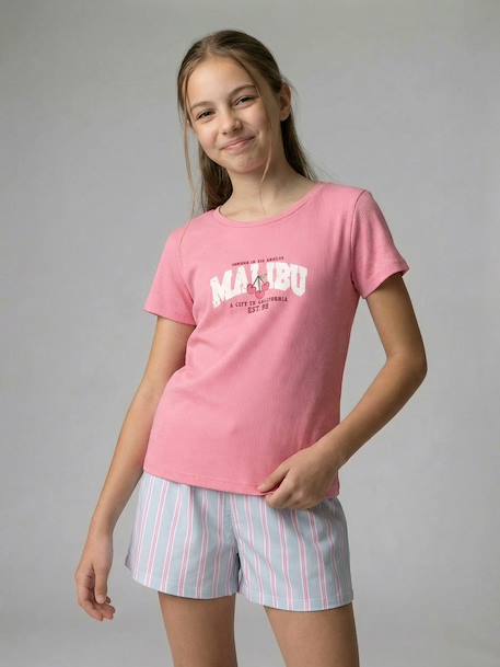Pack of 2 short-sleeved pyjamas white 