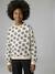 Oversized sweatshirt brown+navy blue+vanilla 