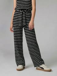 Girls-Fancy Knitted Wide-Leg Trousers for Girls, by JONEN 