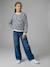 Girl's wide-leg denim trouser denim grey+light blue+medium blue 