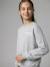 Jonen girl's essential sweatshirt marl grey 