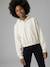Girl's hooded sweatshirt for sport vanilla 