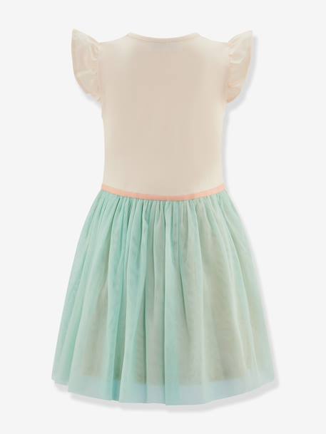 Dress with tulle skirt and unicorns by Happy Girls for girl crystal blue 