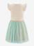 Dress with tulle skirt and unicorns by Happy Girls for girl crystal blue 