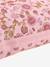 Duvet cover and pillowcase set printed pink 