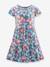 Happy Girls dress with butterflies for girl multicoloured+slate blue 