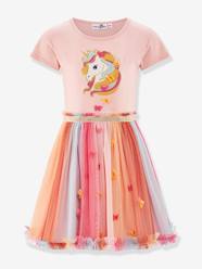 Happy Girls dress with tulle skirt for girl
