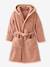 Customisable deer dressing gown for children terracotta 