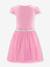 Dress with flowers and tulle skirt Happy Girls for girl sweet pink 