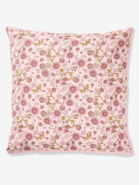 Duvet cover and pillowcase set printed pink 