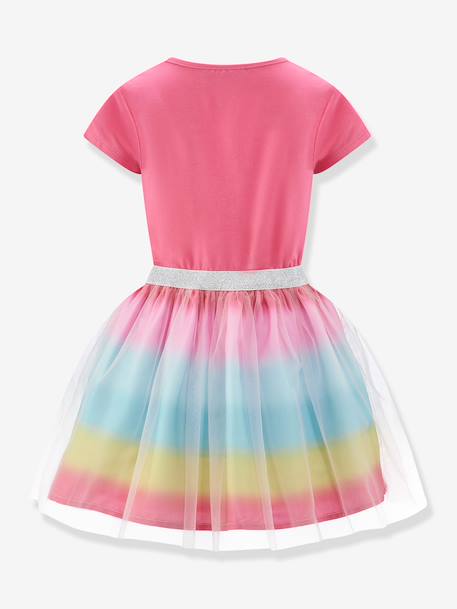 Dress with rainbow tulle skirt by Happy Girls for girl rose 