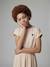Dress with Openings on the Sides, for Girls, JONEN anthracite+vanilla 