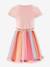 Happy Girls dress with tulle skirt for girl rosy 