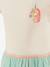 Dress with tulle skirt and unicorns by Happy Girls for girl crystal blue 