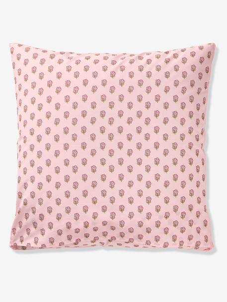 Duvet cover and pillowcase set printed pink 
