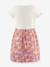 Happy Girls dress with crochet flowers for girl multicoloured 