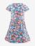Happy Girls dress with butterflies for girl multicoloured+slate blue 